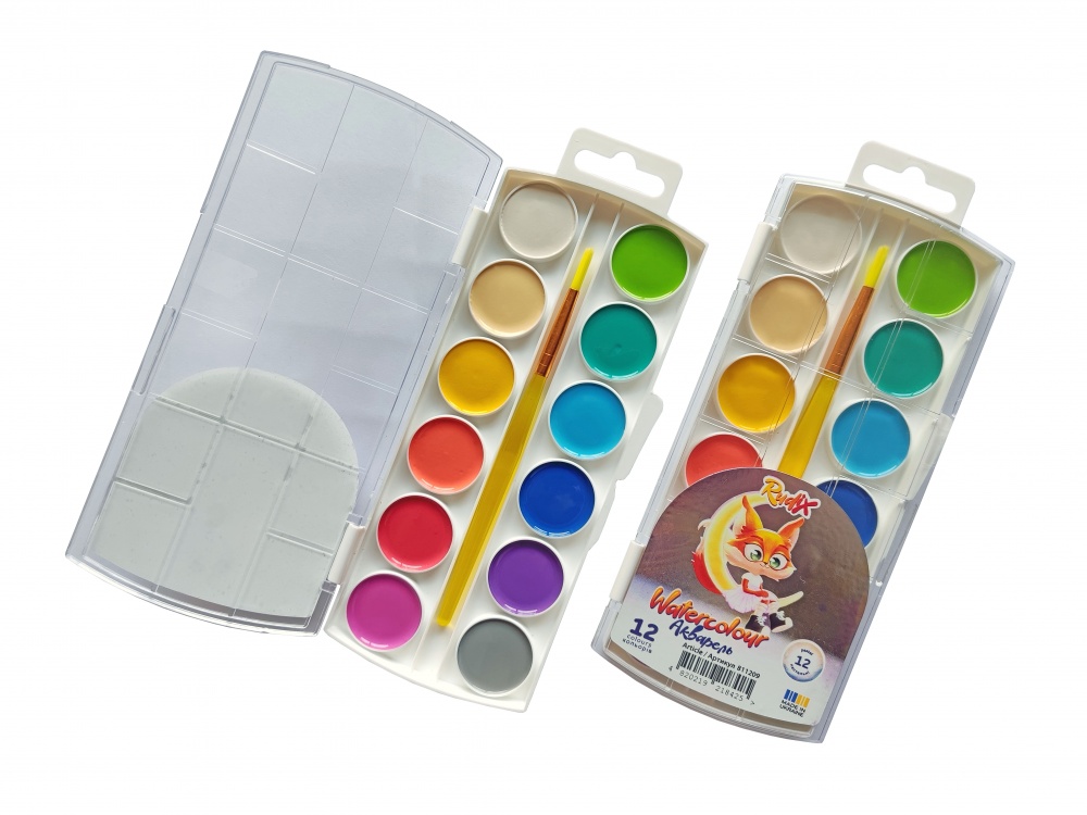 Фарби акварельні пастельні 811209 12 шт. RUDIX