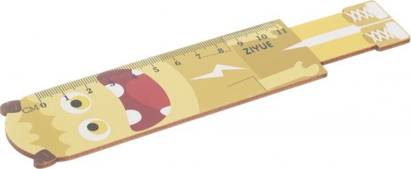 Линейка Зомби бежевый 11 см