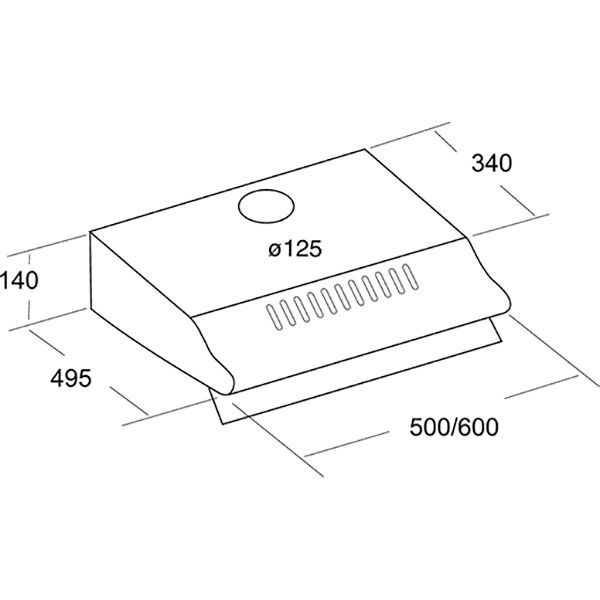 Вытяжка Cata P 3260 Negra (Black)
