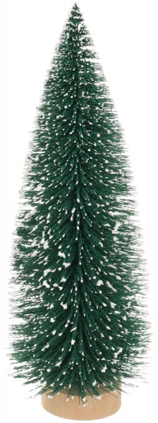 Елка декоративная настольная зеленая 11x30 см