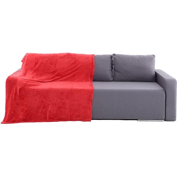 Плед мікрофібра Underprice Веселка червоний 125x150 см