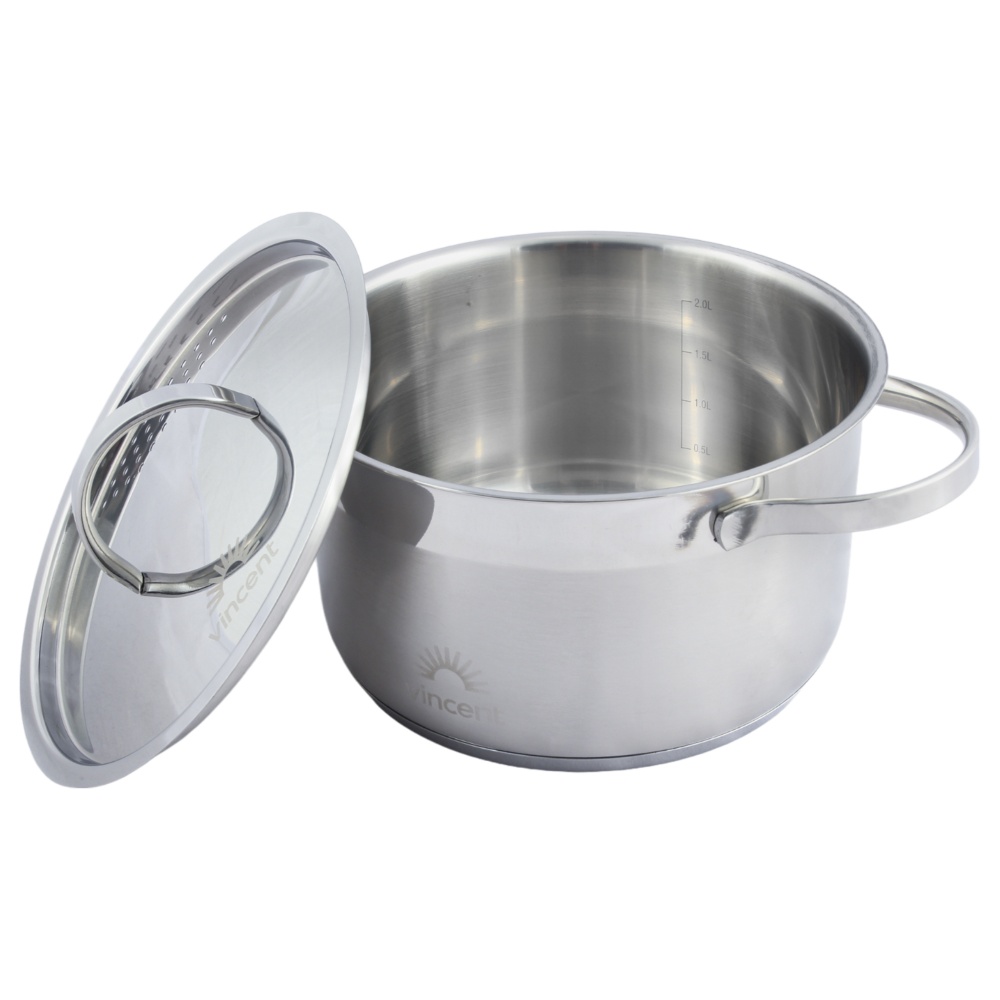 Кастрюля с крышкой Vincent 18 см 2,4 л VC-3185-18