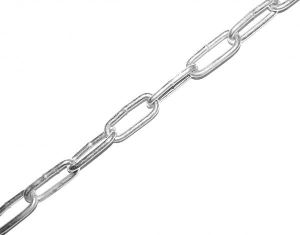 Цепь длиннозвеньевая 7 мм 1 м DIN 5685 С