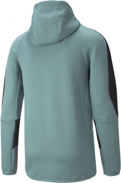 Джемпер Puma Evostripe Full-Zip Hoodie 84740150 р. XL зелений