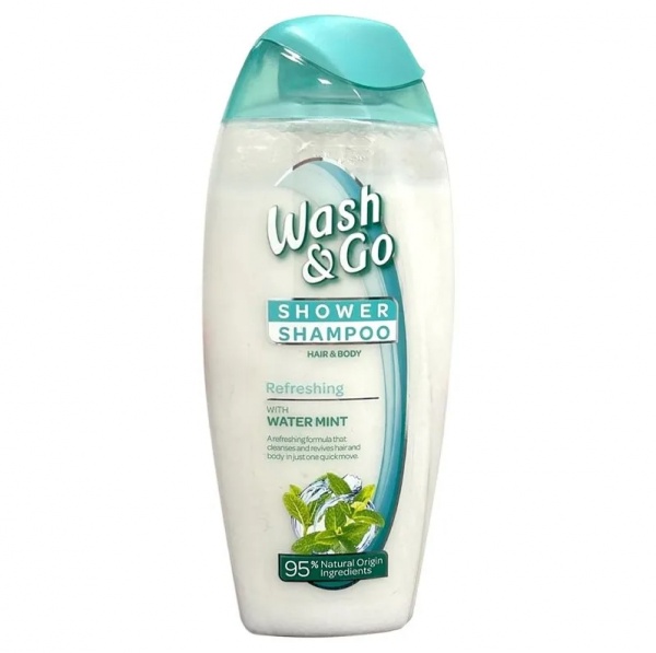 Шампунь-гель Wash&Go 2 в 1 Защита кожи с морскими минералами 250 мл