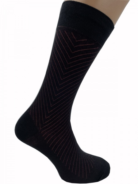 Шкарпетки чоловічі Cool Socks 17892 р. 29-31 чорний із червоним 1 пар 