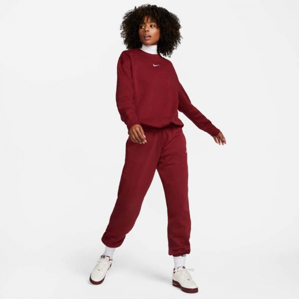 Світшот Nike W NSW PHNX FLC OS CREW DQ5733-677 р. M червоний