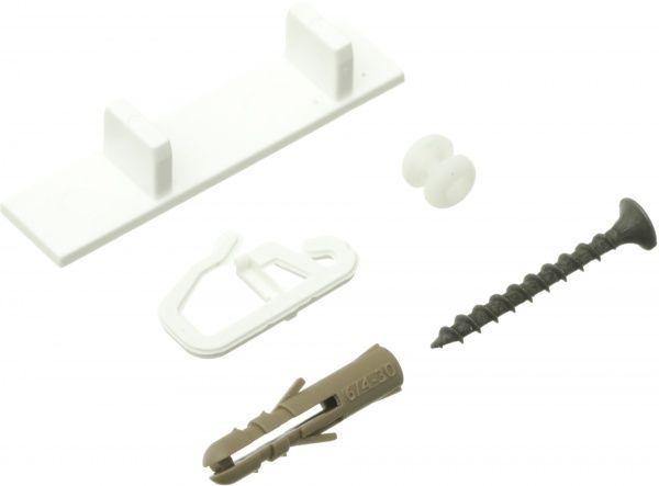 Комплект фурнітури ОМіС до стельового карнизу ОМ2 набірний 200 см білий 