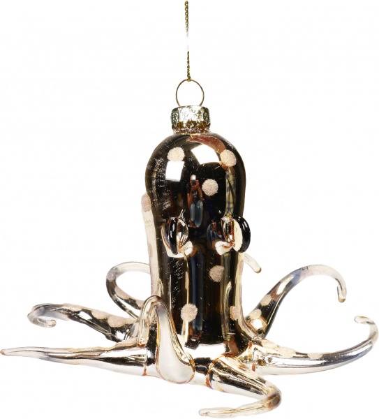 Підвіска Восьминіг 8 см золотий