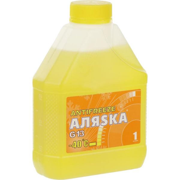 Жидкость охлаждающая Аляѕка Antifreexe -40 1 л желтый