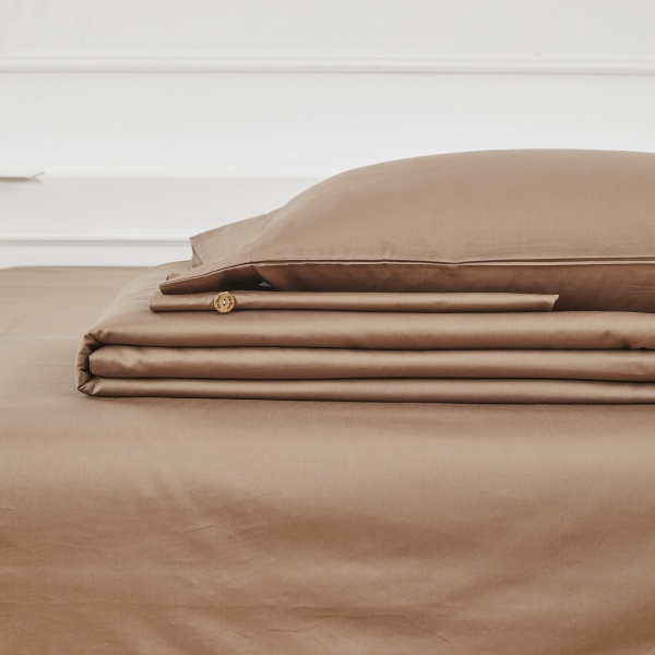 Комплект постельного белья Solido семейный бежевый La Nuit 