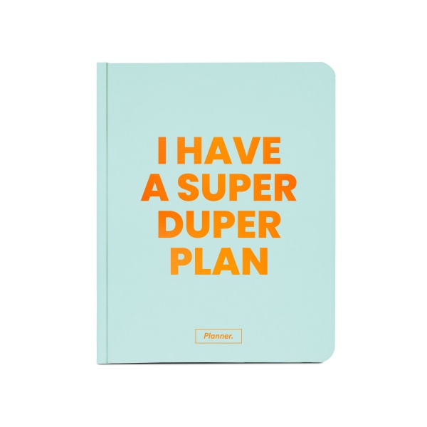 Планер I Have A Super Duper Plan Turquoise Orner