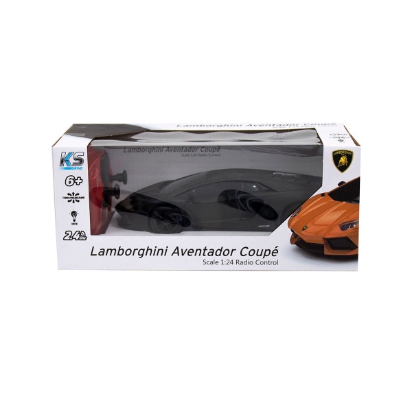Машинка Lamborghini Aventador LP 700-4 (1:24, 2.4Ghz, черный) 1:24 124GLBB