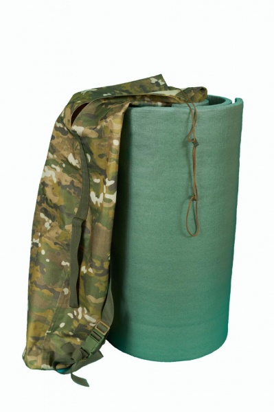 Коврик Моноизол спальный полевой изоляционный (темно-зеленый Камуфляж 1900мм*600мм*15мм) в чехле