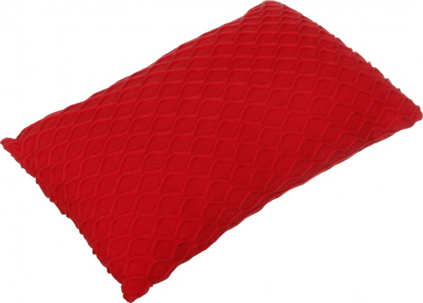 Подушка Волна 30x45 см морковно-красный 