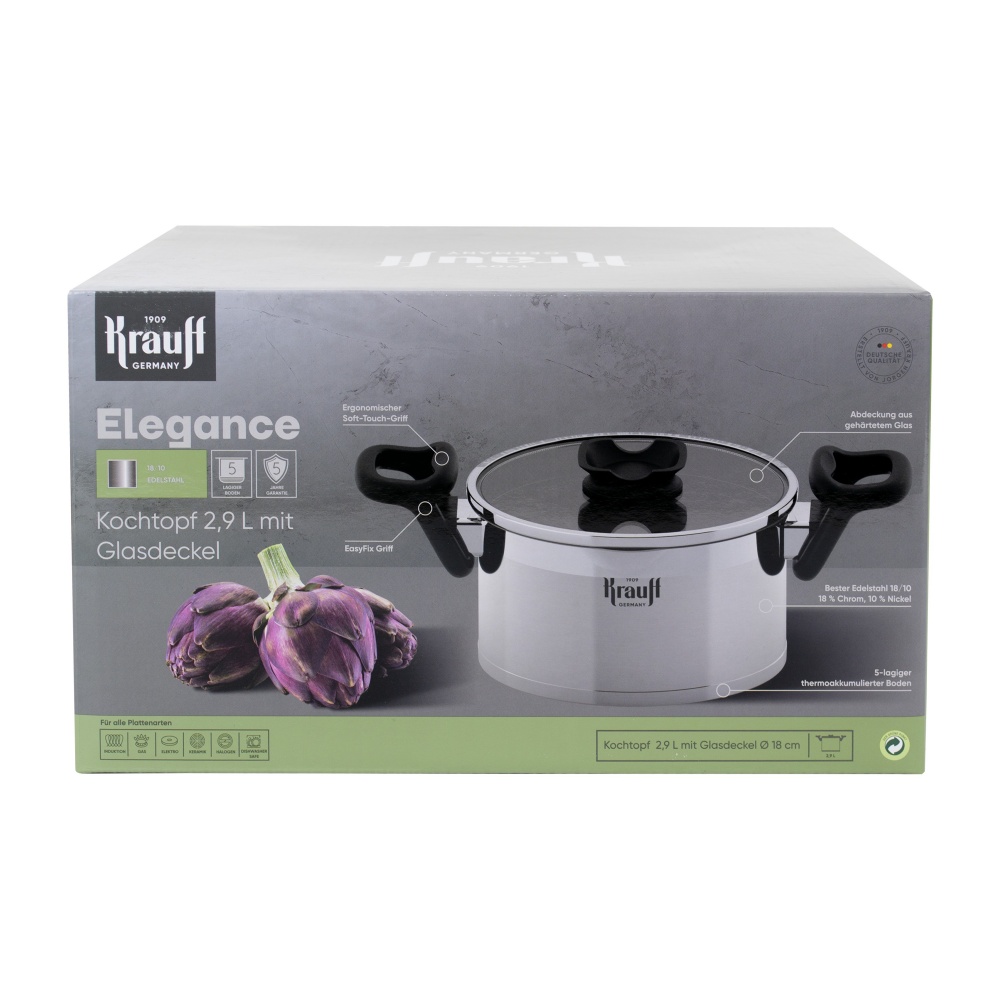 Каструля з кришкою Krauff Elegance 2,9 л 26-247-029