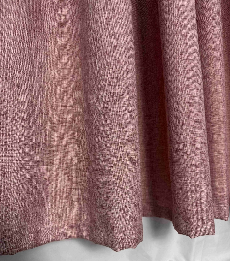 Штора FAN LINEN-plum бордова 200х270 см Velvet House