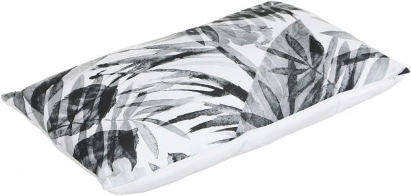 Подушка декоративная с принтом листьев 30х50 см