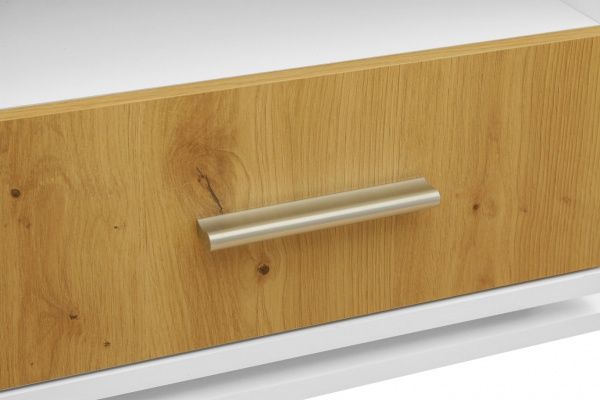 Тумба приліжкова Рієка Р-ТКр1 450х400х403 мм дуб артизан/білий 