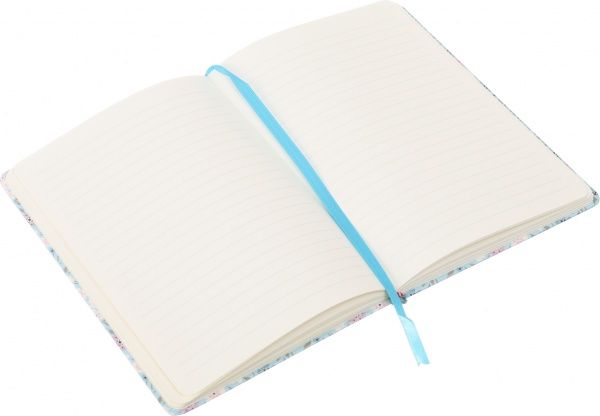 Блокнот Первые цветы 21x14,5 см голубой