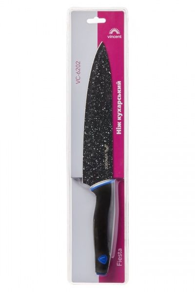 Нож поварской Vincent non-stick L=20 см VC-6202 Fiesta