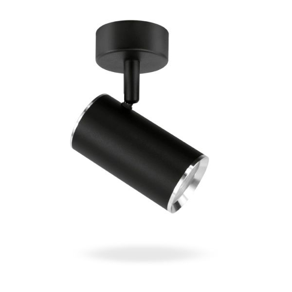 Світильник точковий MLT101-1 MR16 35 Вт GU10 чорний із сріблястим LightMaster MLT101-1 MR16/GU1 