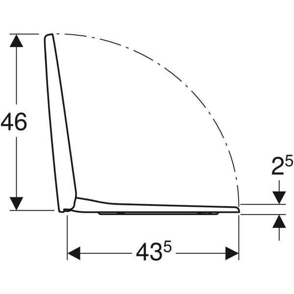 Сиденье для унитаза Geberit Selnova 500.335.01.1 с кришкой