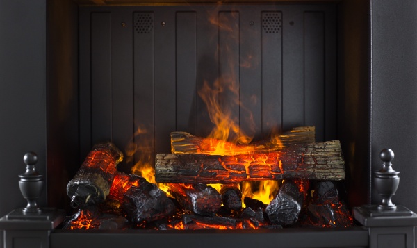 Камінокомплект ASTRA FLAME Гермес Black + Прометей