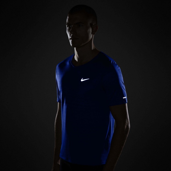 Футболка Nike M NK DF MILER TOP SS CU5992-480 р.S синій