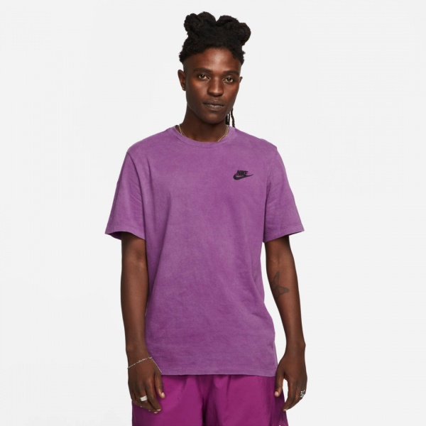 Футболка Nike M NSW TEE SALT FW WASH DZ2877-534 р.XL фіолетовий