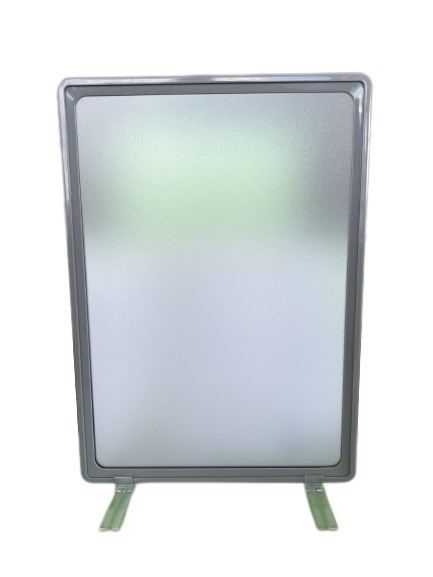 Комплект рамка А4 серая с протектором и держателем под углом 90° 3 шт. 