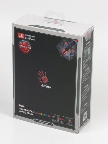 Мишка A4Tech P85A Bloody (Skull) black 