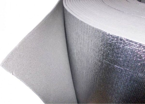 Полотно Izolon с односторонним фольгированием Base 8 мм