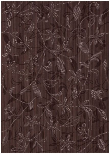 Плитка Cersanit Танака флауер браун декор 25x35 