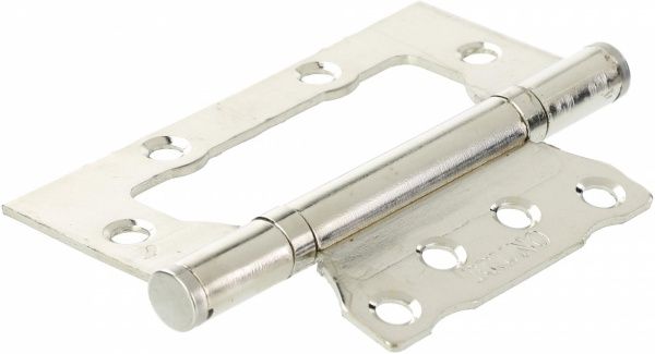 Петля евро  BRUNO 36247 Eurocento 100x2.2 мм матовый никель 2 шт