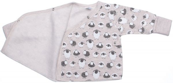 Распашонка детская Baby Veres Sheep heat р.62 коричневый-2 