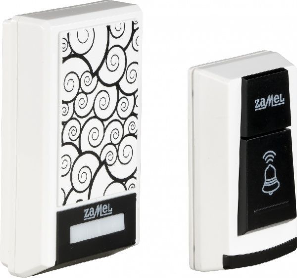Дзвінок бездротовий Zamel Tango білий ST-910