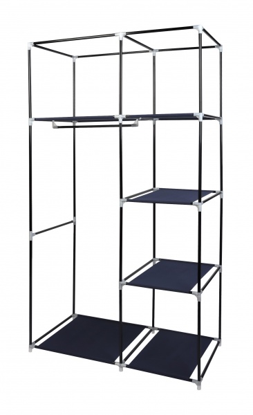 Гардероб текстильний Flowers з кишенями 1600х880х450 мм мульті