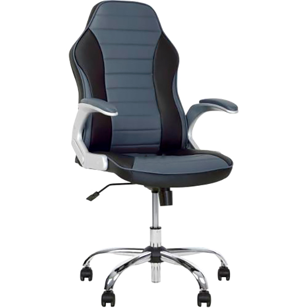 Крісло Nowy Styl Gamer (CH) ECO-30/ECO-70 чорно-сірий 