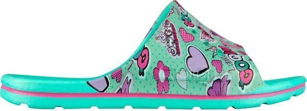 Шльопанці Coqui Long Printed 6375 102413 р. 32/33 м'ятний