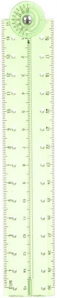 Линейка раскладная 30 см зеленая Nota Bene