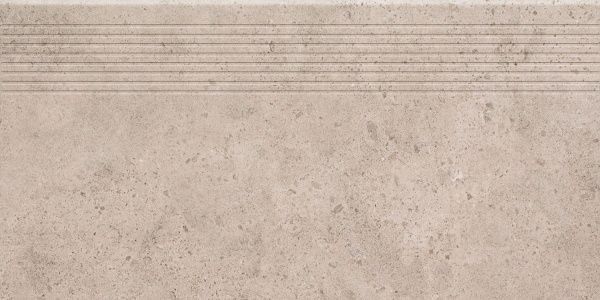 Плитка Ceramika Paradyz Starlight grys stopnica prosta mat. 30x60 