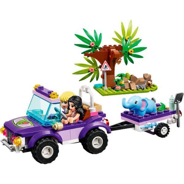 Конструктор LEGO Friends Джунгли: спасение слонёнка 41421