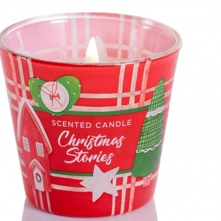 Свеча Рождественские истории (стекло 115 г) Bartek Candles