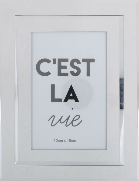 Рамка для фото La Vie 1 фото 10x15 см серебряный 