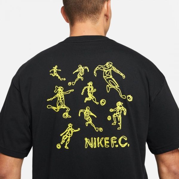 Футболка Nike M NK FC SSNL SGX MAX90 TEE DA7761-010 р. S чорний