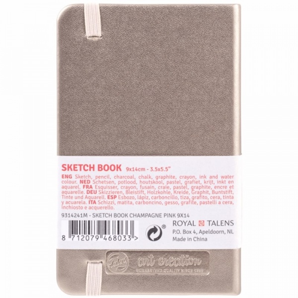 Блокнот для графики Rosa Talent Pink Champagne 9x14 см 9314241M 