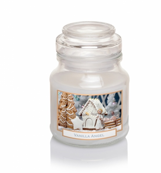 Свеча ароматическая Bartek Candles Ванильный ангел 130 г 