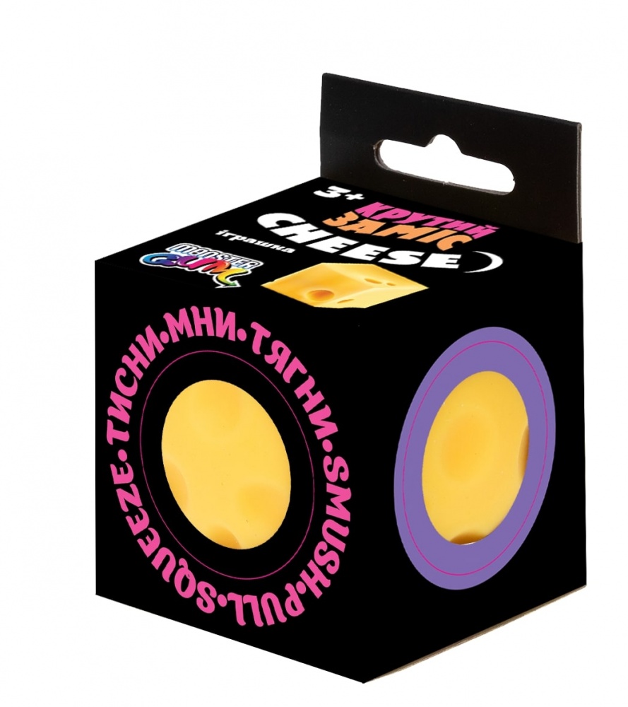 Іграшка-антистрес Monster Gum Крутий заміс Сир 6 см T23823