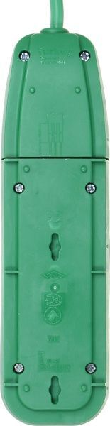 Комплект Nilson подовжувач + трійник із заземленням 3 гн. зелений 2 м 